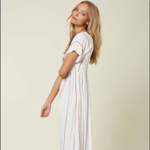 🔶🔸O’NEILL REIV STRIPED MIDI DRESS🔸🔶 - Picture 6 of 13